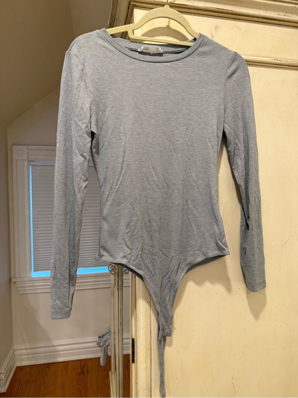 Elodie Light Blue Long Sleeve Bodysuit